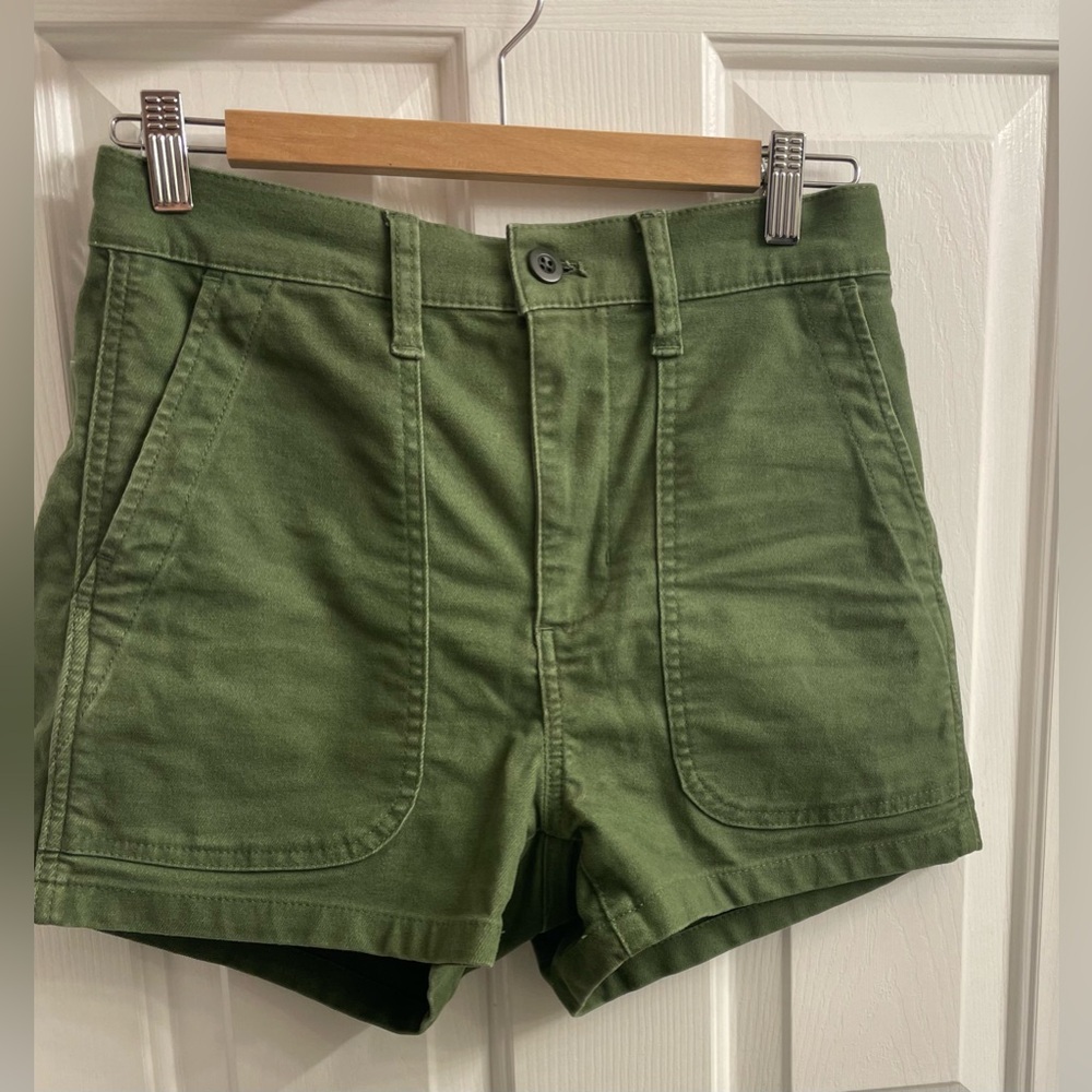 Madewell Olive Green Shorts